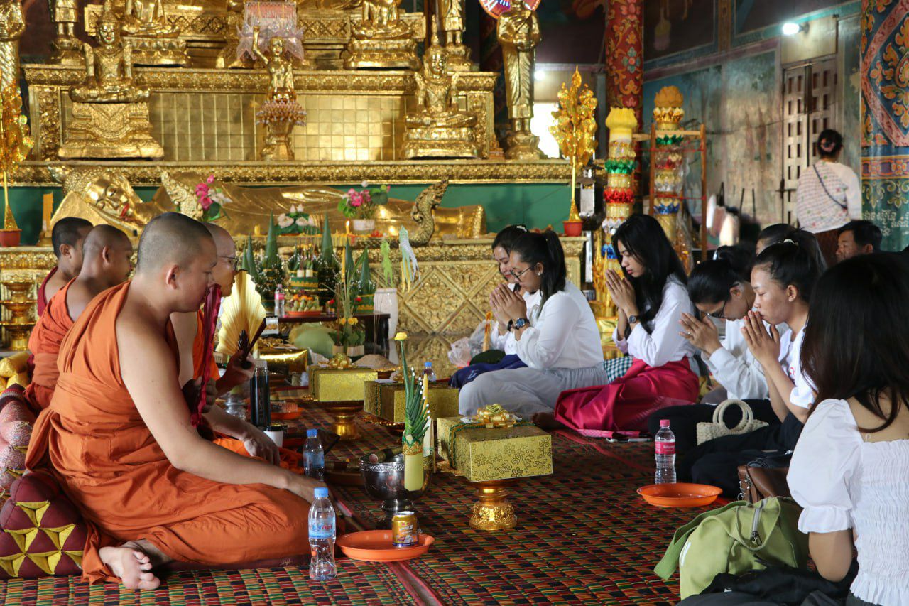 Monks’ Blessings Before the Upcoming Khmer New Year 2024
